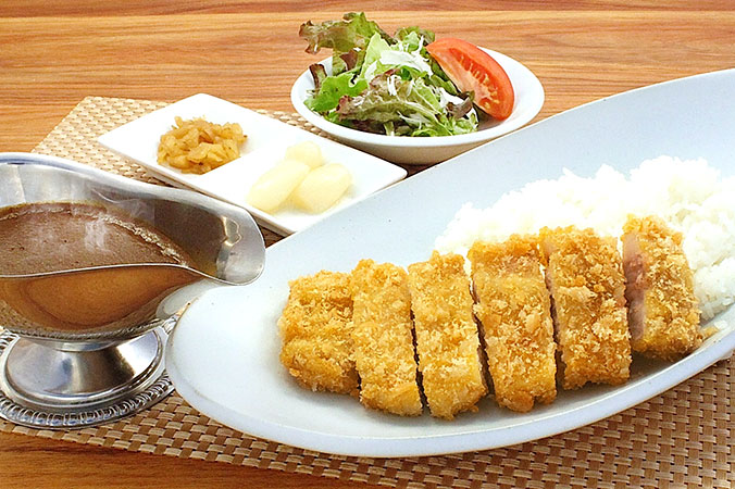 三元豚ロースカツカレー